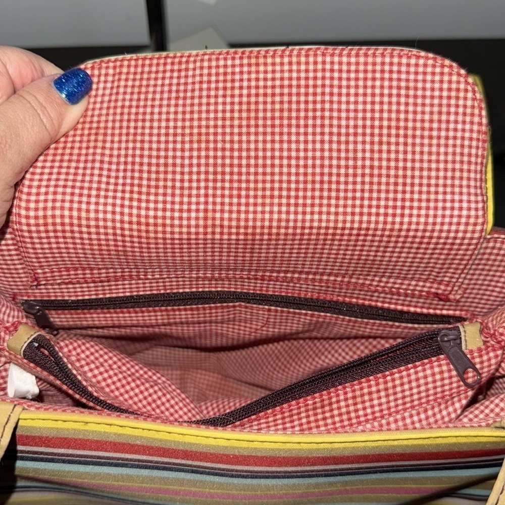 Striped Multicolor project Shoulder Bag **Rehab/Callouts** - Picture 10 of 10